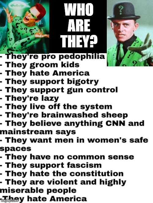 Who are they? | WHO ARE THEY? | image tagged in who_am_i | made w/ Imgflip meme maker