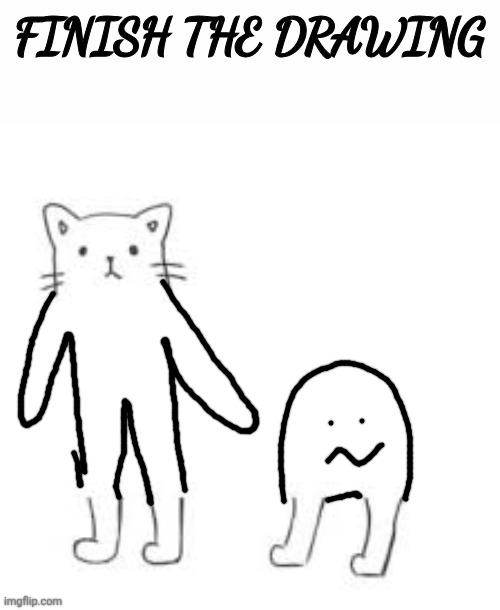 finish the drawing | image tagged in finish the drawing | made w/ Imgflip meme maker