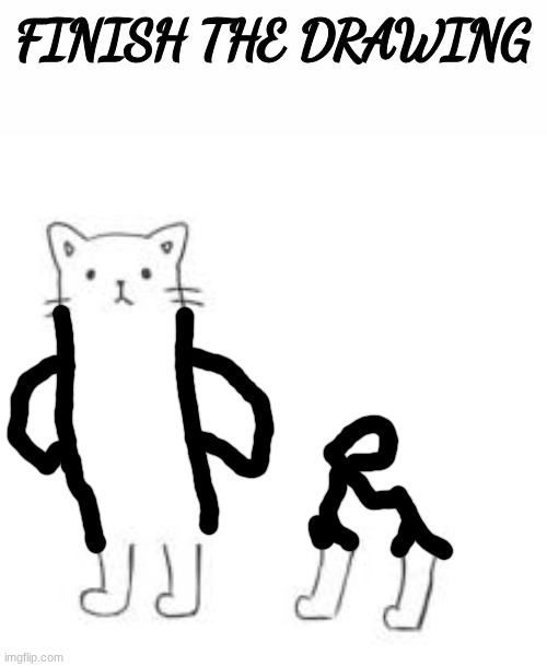 finish the drawing | image tagged in finish the drawing | made w/ Imgflip meme maker