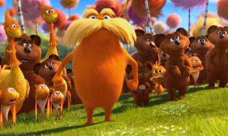 The Lorax and his army Blank Meme Template