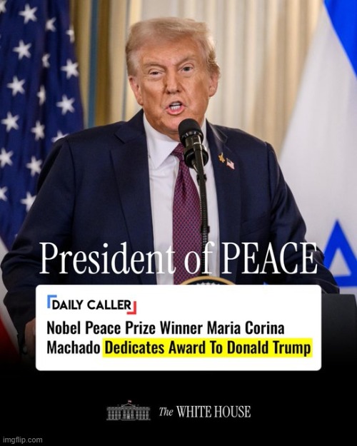 Peace Through Strength | image tagged in donald trump,nobel prize,peace,donald trump approves | made w/ Imgflip meme maker