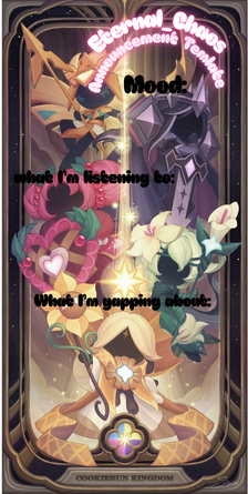 High Quality Eternal_Chaos Announcement Template Blank Meme Template