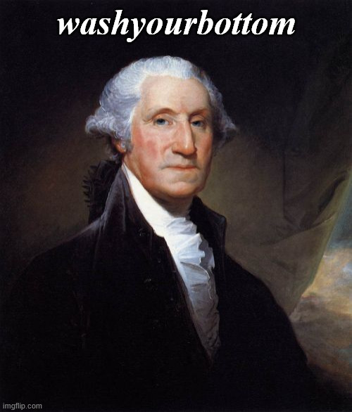 George Washington | washyourbottom | image tagged in memes,george washington | made w/ Imgflip meme maker