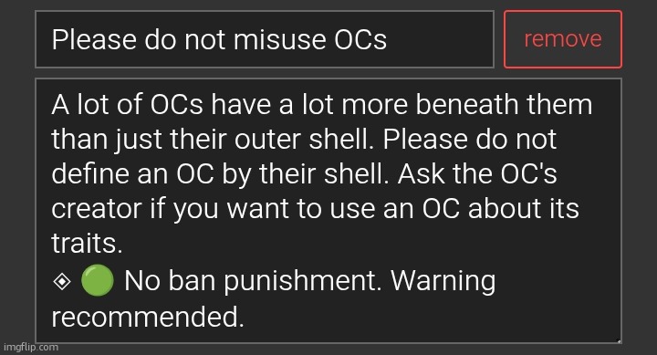 please do not misuse OC's understream | image tagged in please do not misuse oc's understream | made w/ Imgflip meme maker