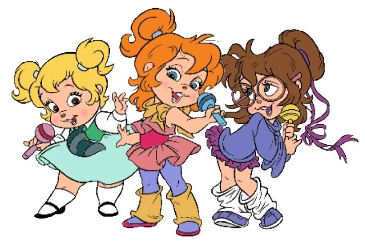 1980s Chipettes Blank Meme Template