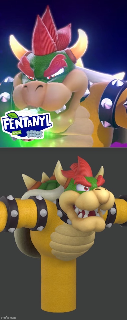 مضحك ساق واحدة | image tagged in funny one leg,bowser,mario | made w/ Imgflip meme maker
