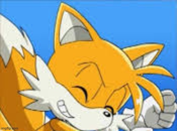 knee slapper tails | image tagged in knee slapper tails | made w/ Imgflip meme maker