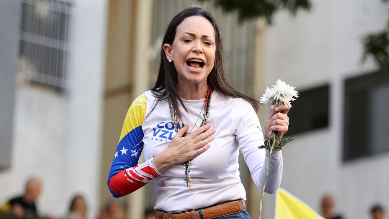 Corina Machado Blank Meme Template