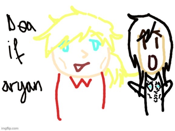 Thing my friend drew lmfao | made w/ Imgflip meme maker