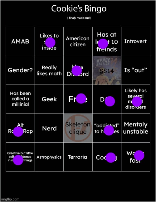 man I got no friggin bingo man waaaah ToT | image tagged in cookie's first bingo | made w/ Imgflip meme maker