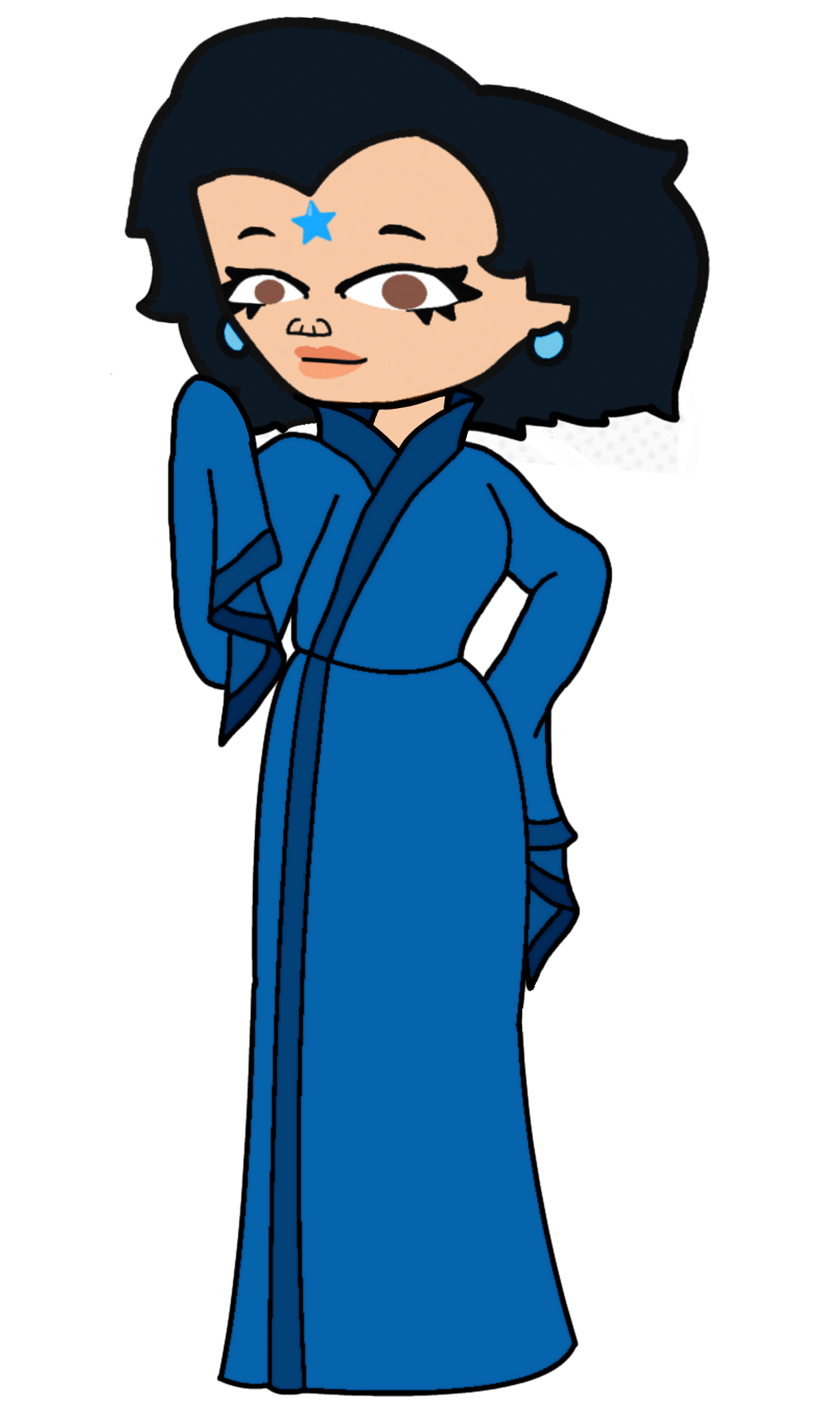 Mercury Wearing Her Robe Blank Meme Template