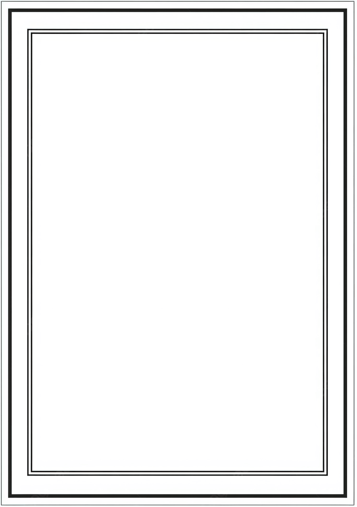 BSM White frame w/ black edges Blank Meme Template