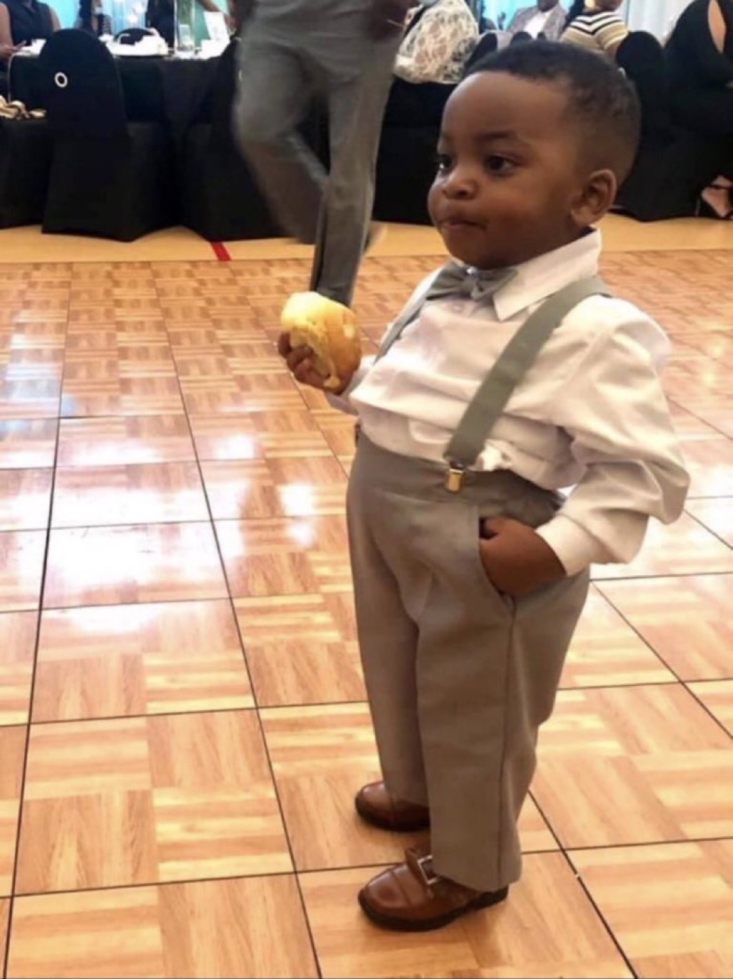 Black kid Blank Meme Template