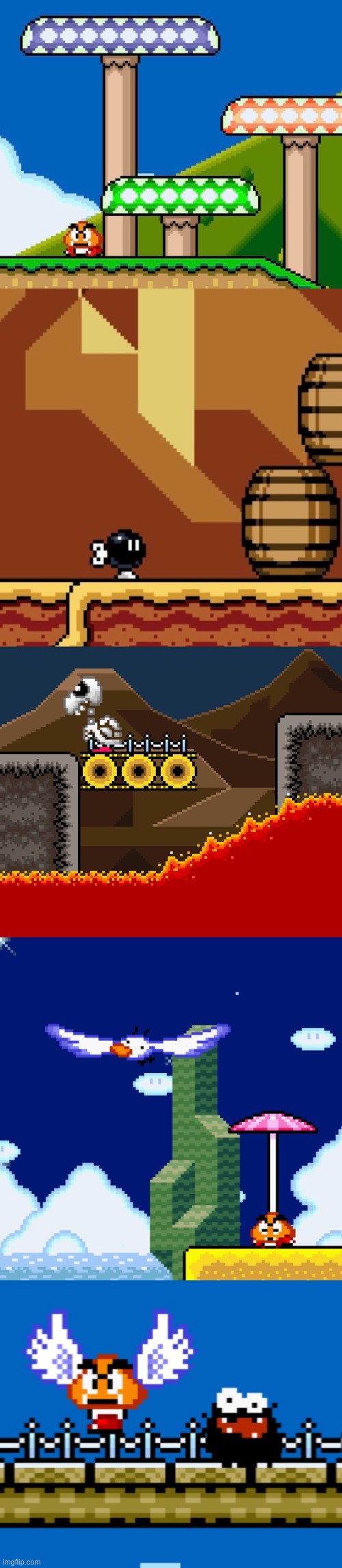 mario level thumbnails i made on an online game | made w/ Imgflip meme maker