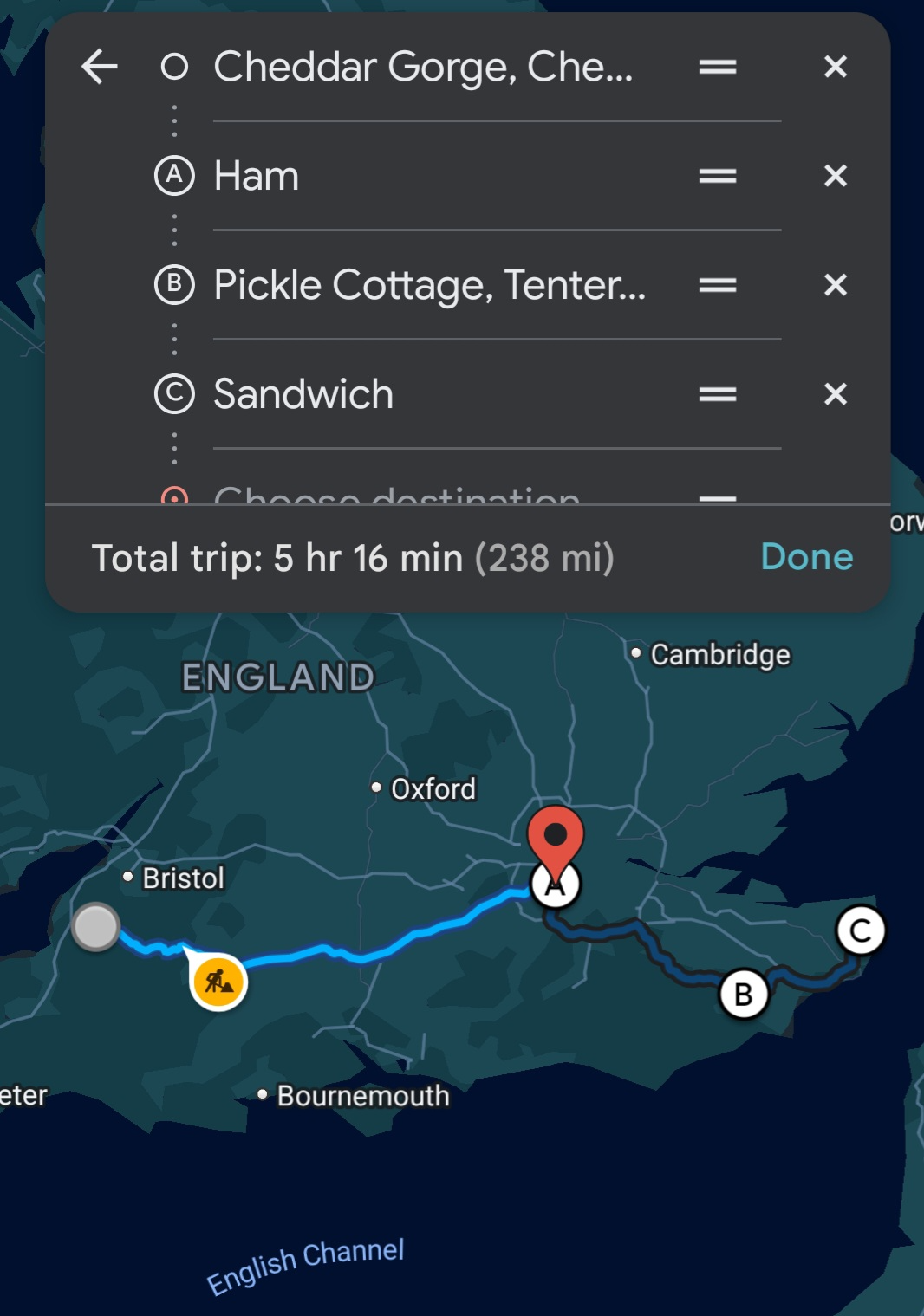 The most English road trip Blank Meme Template
