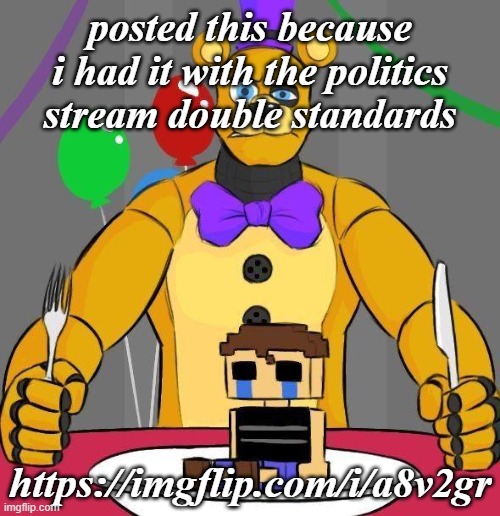 Again i'm not into political shi but i couldn't help post this | posted this because i had it with the politics stream double standards; https://imgflip.com/i/a8v2gr | image tagged in was that the bite of '25 | made w/ Imgflip meme maker