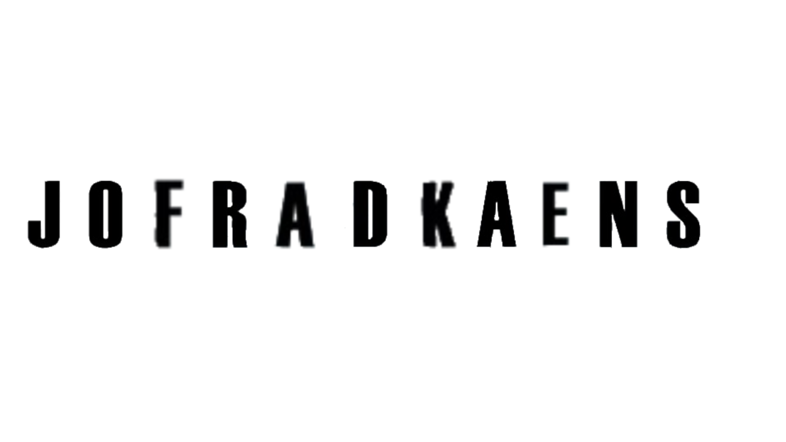 JofradKaens logo (Mendelevian shoe brand) Blank Meme Template