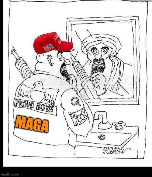 MAGA | image tagged in black background | made w/ Imgflip meme maker