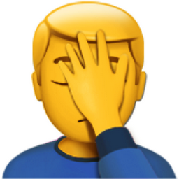 Facepalm Emoji Blank Meme Template