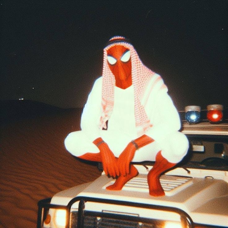 Spider Sheikh Blank Meme Template