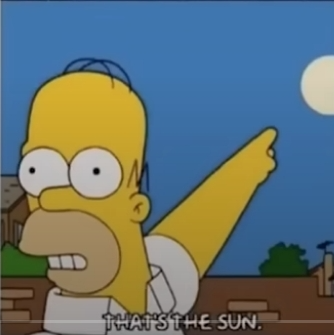 That's The Sun Blank Meme Template