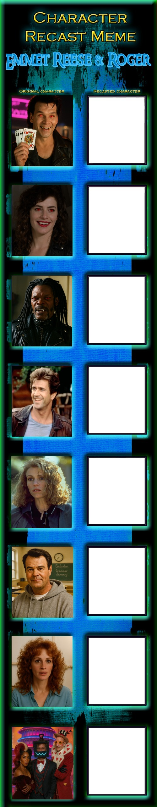 Emmet Reese & Roger Recast Meme Pt. 2 Blank Meme Template