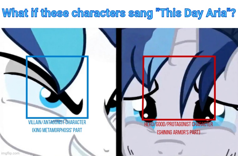 What If These Characters Sing 'This Day Aria'? Blank Meme Template