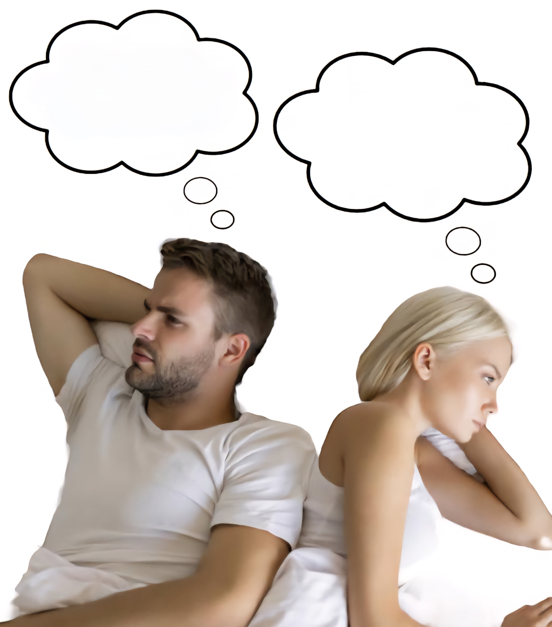 I bet she's thinking about other guy... Blank Meme Template