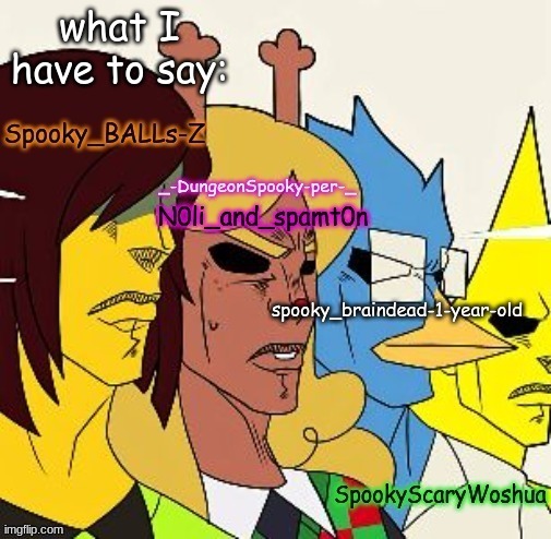 image tagged in announcement temp | made w/ Imgflip meme maker