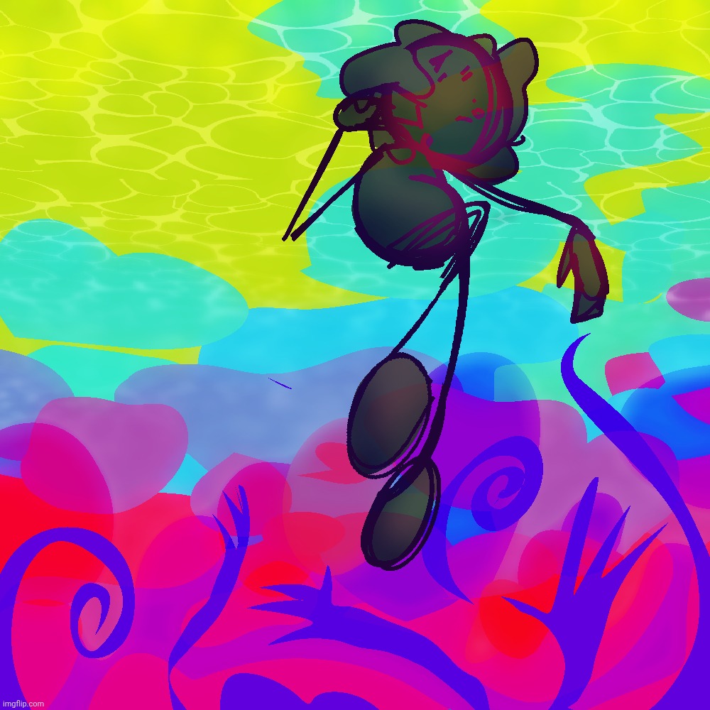 Before I reveal it to myself, I'm revealing the finished thing to yall. I know it's probably ass but I wanted to experiment | made w/ Imgflip meme maker