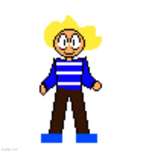 this was what max was gonna look like if I never changed his style | image tagged in max,old max | made w/ Imgflip meme maker