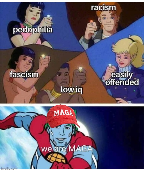 Duh! | image tagged in maga,trump,pedo,nazi | made w/ Imgflip meme maker