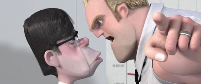 Mr.Incredible pointing Blank Meme Template