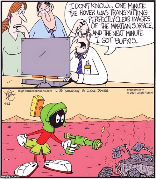 Rubes | image tagged in rubes,comics,marvin the martian,looney tunes | made w/ Imgflip meme maker