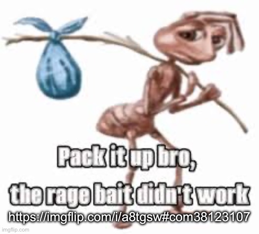 pack it up bro | https://imgflip.com/i/a8tgsw#com38123107 | image tagged in pack it up bro | made w/ Imgflip meme maker