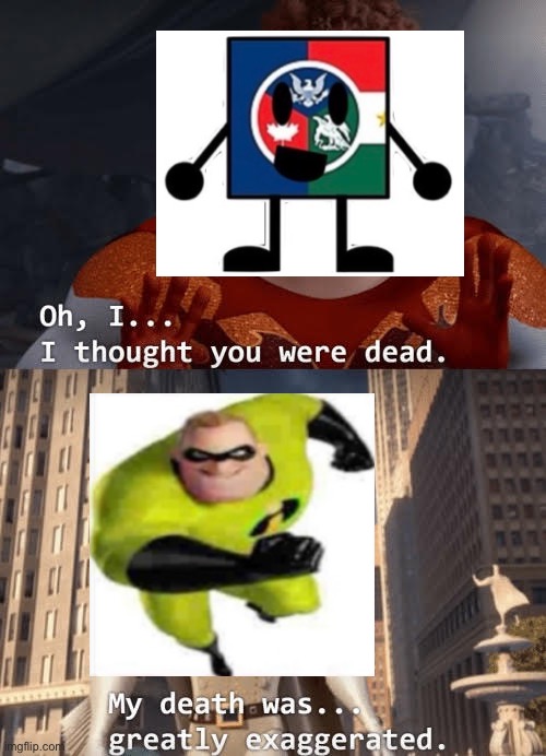 Battle of the decade | image tagged in my death was greatly exaggerated | made w/ Imgflip meme maker