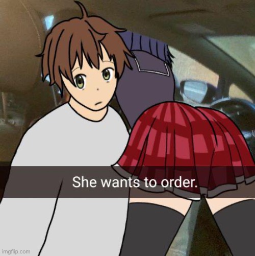 image tagged in chunibyo,yuta,rikka | made w/ Imgflip meme maker