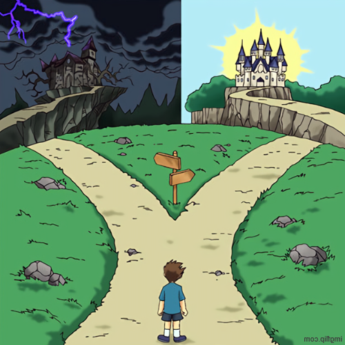 castle 2 ways mirrored Blank Meme Template