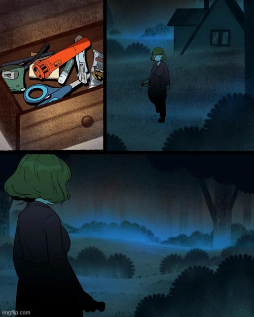 image tagged in night,flashlight,darkness,forest,woods,investigation | made w/ Imgflip meme maker