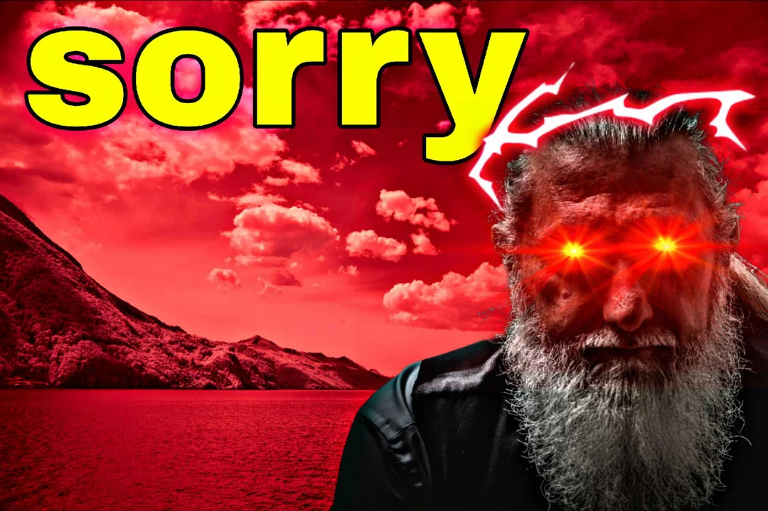 Sorry. Old man edits Blank Meme Template