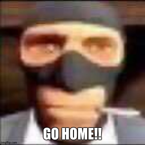 spi | GO HOME!! | image tagged in spi | made w/ Imgflip meme maker