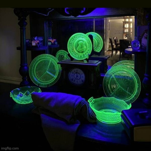 uranium glass | image tagged in uranium glass | made w/ Imgflip meme maker