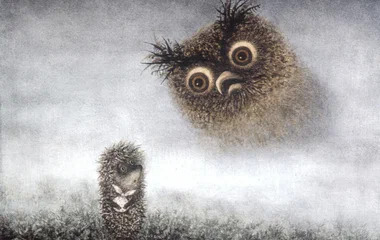 owl and hedgehog Blank Meme Template