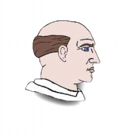 Centrist chad Blank Meme Template