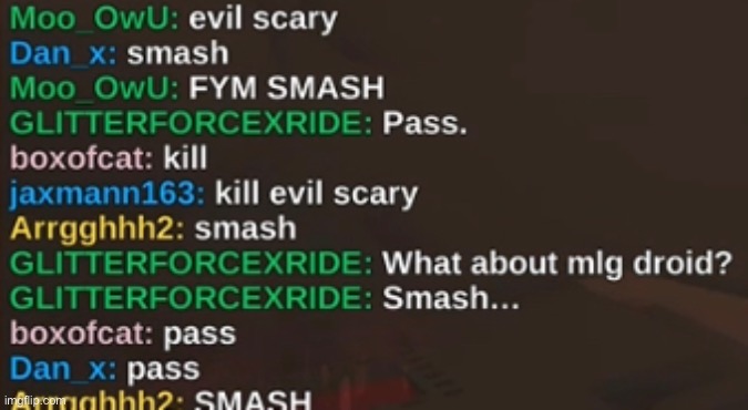 the dod smash or pass server was crazy | made w/ Imgflip meme maker