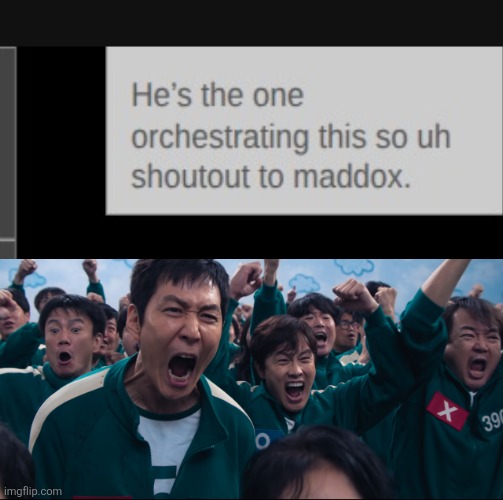 Squid Game Cheer | image tagged in squid game cheer | made w/ Imgflip meme maker