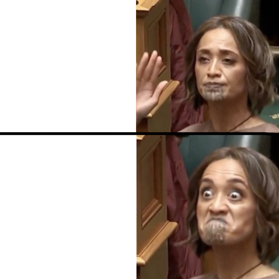 Maori haka reaction Blank Meme Template