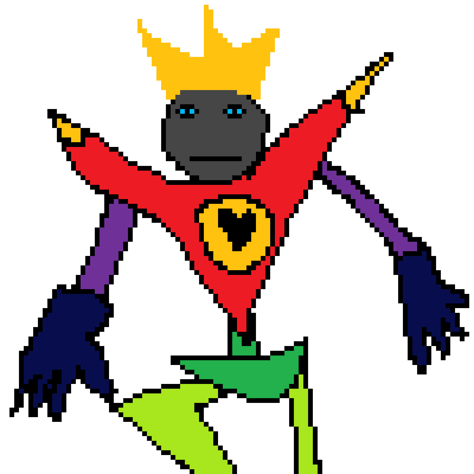 Gaster Follower EX Blank Meme Template