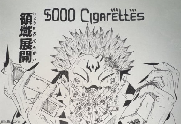 5000 Cigarettes | image tagged in 5000 cigarettes | made w/ Imgflip meme maker