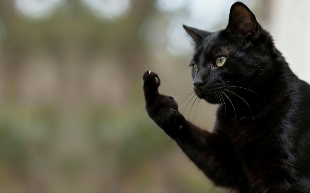 FingerKitty Blank Meme Template